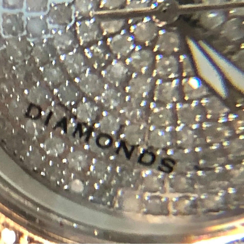 Swiss Legend Diamond Watch Diamonds Ceramic Karamica Date Large Stainles…